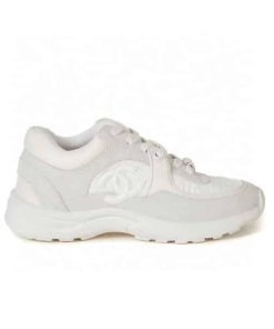 Chanel Cc Suede White G33745 Y52846 0G975