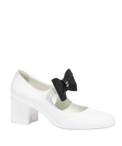 Chanel Mary Janes White And Black G45356 B15113 Nt688