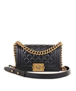 Chanel Small Boy Chanel Handbag Black 25Cm