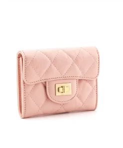 Chanel 2.55 Flap Card Holder Light Pink Wallet