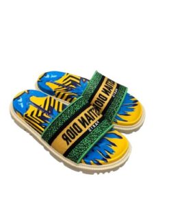Dior Dway Slipper Yellow Multicolor