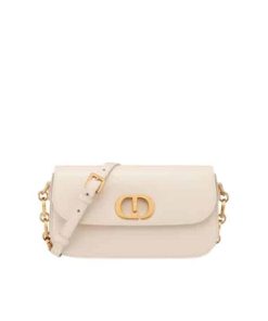 Dior 30 Montaigne Avenue Bag White 22Cm M9260Umoam49U