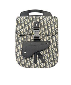 Dior Backpack Blue Dior Oblique Jacquard 40Cm