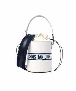 Dior Small Dior Vibe Bucket Bag White 18Cm