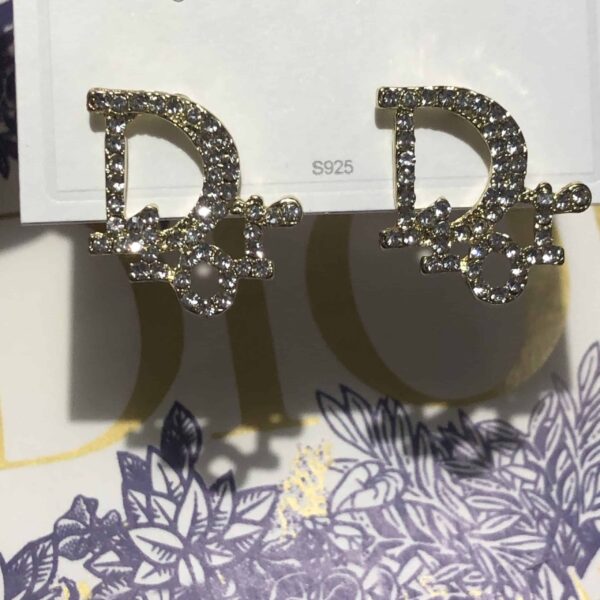 Dior Logo Earrings - Image 3