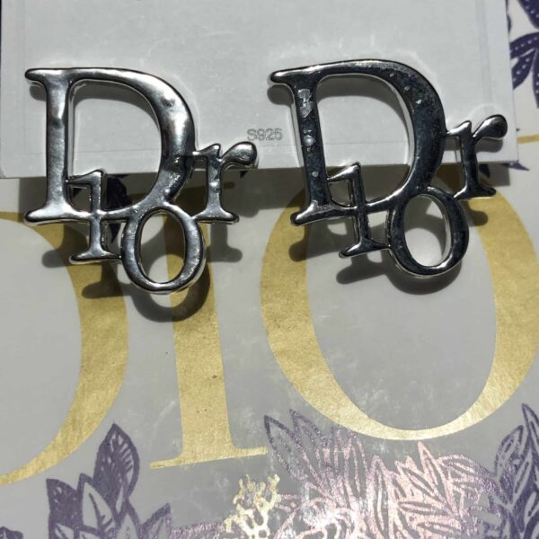 Dior Logo Earrings - Image 3