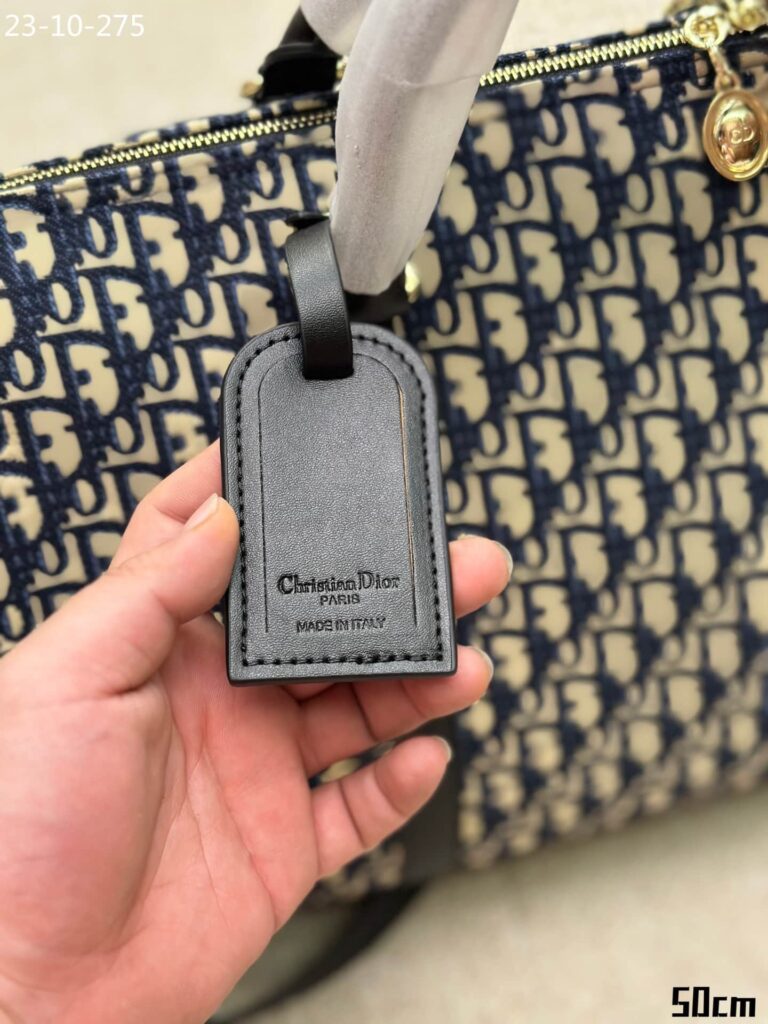 Dior Lingot 50 Bag Beige And Black 5Ocm 1Addu115Yky H27E - Image 5