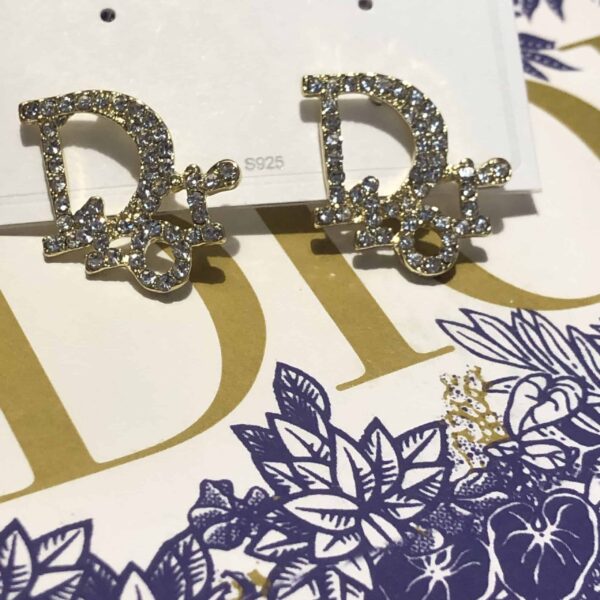 Dior Logo Earrings - Image 2