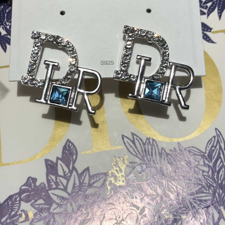 Dior Logo Earrings - Image 2