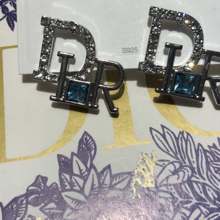 Dior Logo Earrings - Image 3