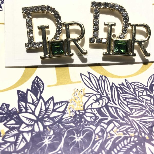 Dior Logo Earrings - Image 3