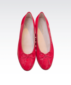 Chanel Red Women'S Ballerinas
