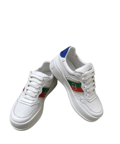 Gucci Women'S Sneaker With Web Logo Gg
