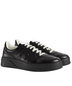Gucci Gg Embroided Sneaker Black 669582-1Xl10-1000