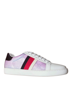 Gucci Ace Gg Logo Sneaker Light Purple