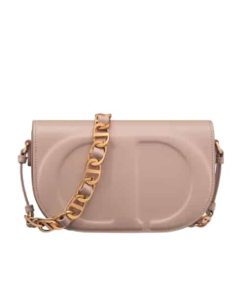 Dior Cd Signature Bag With Strap Caramel Beige Cd Embossed Box Calfskin 21Cm M9280Uzwsm52U