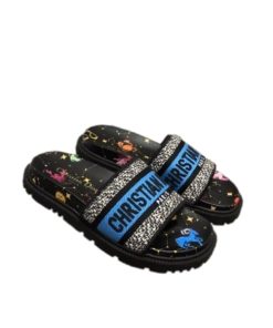 Dior Dway Slide Black Multicolor