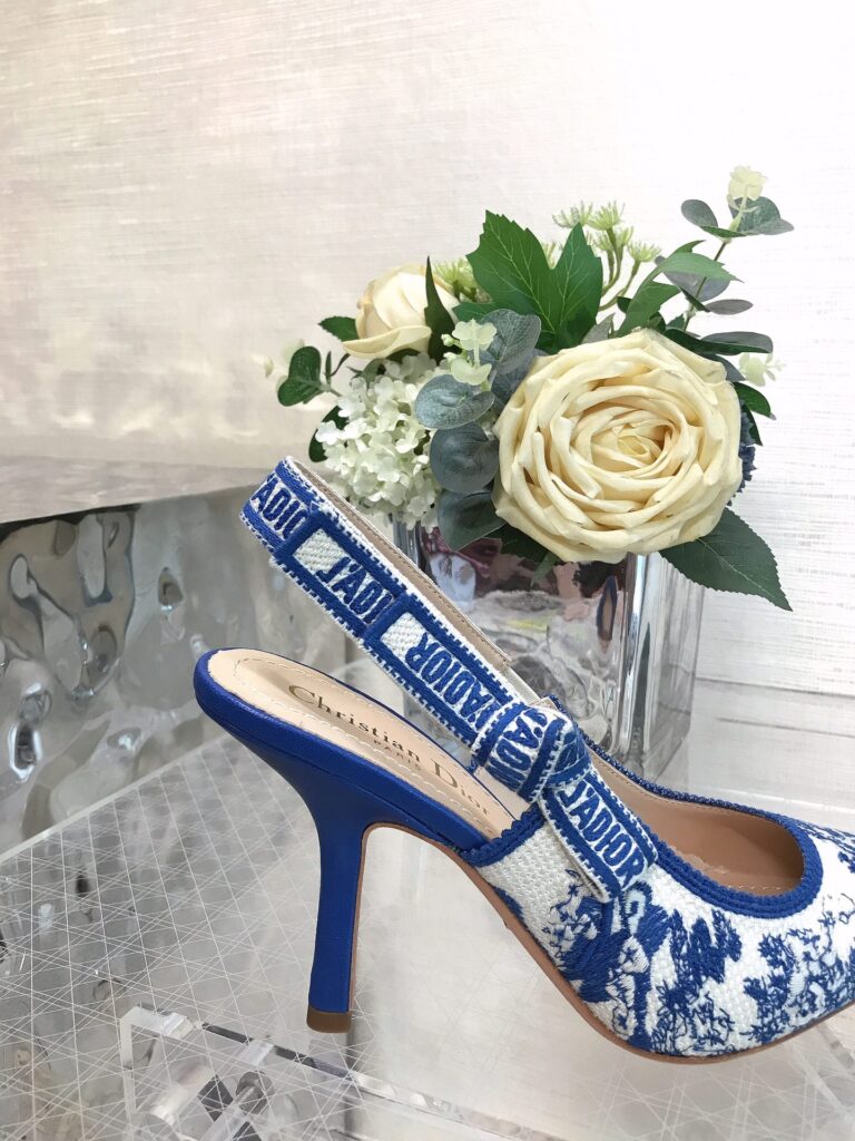 Dior J'Adior Slingback Pump Blue - Image 7
