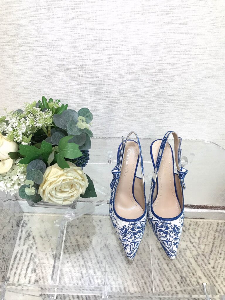 Dior J'Adior Slingback Pump Blue - Image 3