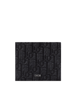 Dior Wallet Black Dior Oblique Jacquard 11Cm 2Esbh072Yseh03E
