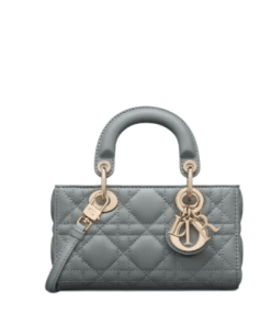 Dior Micro Lady D-Joy Bag Blue Cannage Lambskin 17Cm S0910Onge M81B