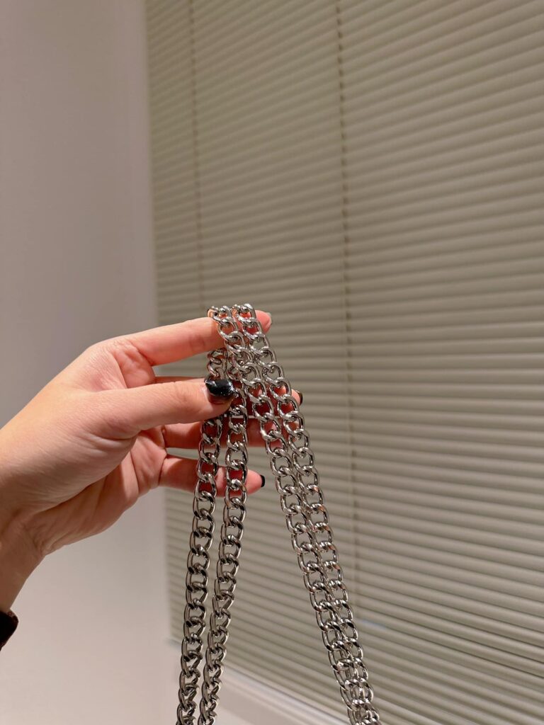 Dior Diorama Bullion White And Silver Bag 21Cm - Image 5