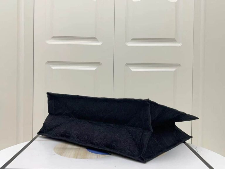 Dior Medium Book Tote Toile De Jouy Soleil Macramé Black 36Cm M1296Zecy M911 - Image 3