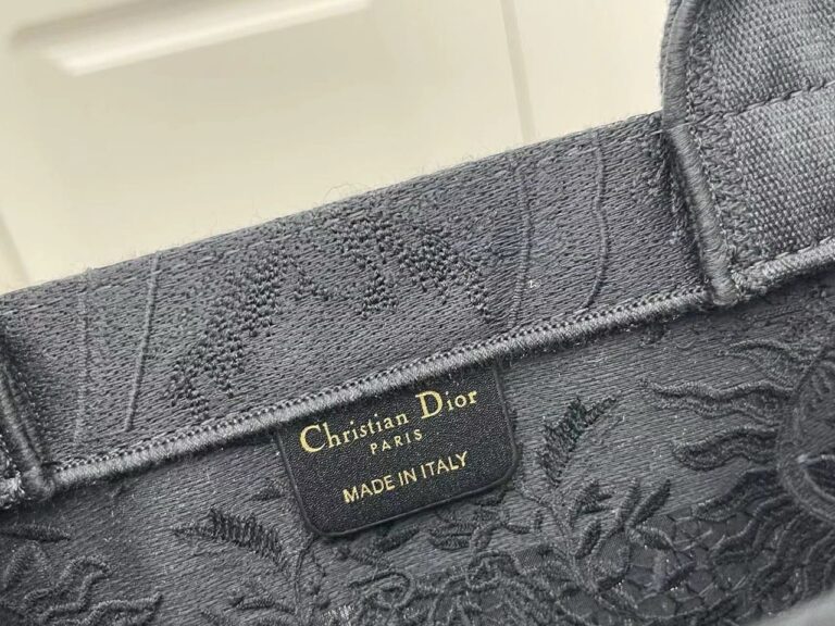 Dior Medium Book Tote Toile De Jouy Soleil Macramé Black 36Cm M1296Zecy M911 - Image 2