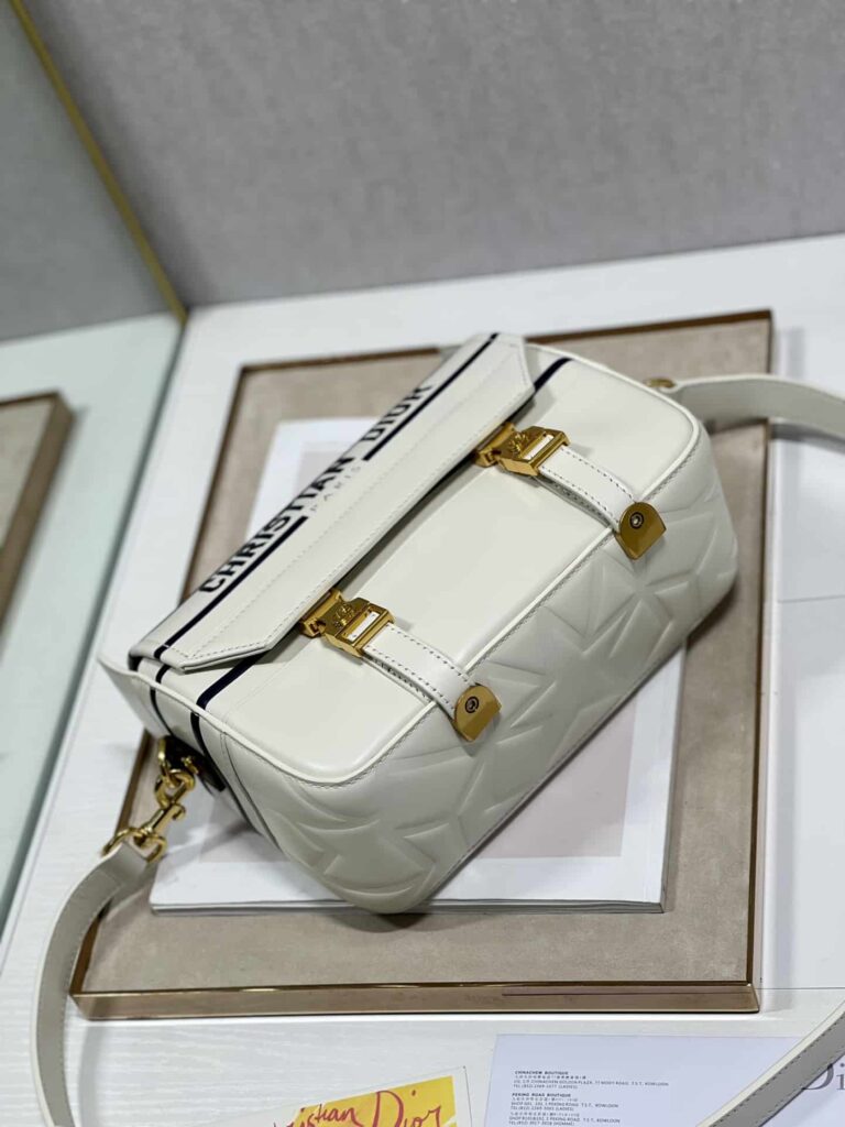Dior Camp Messenger Bag White 24Cm - Image 3