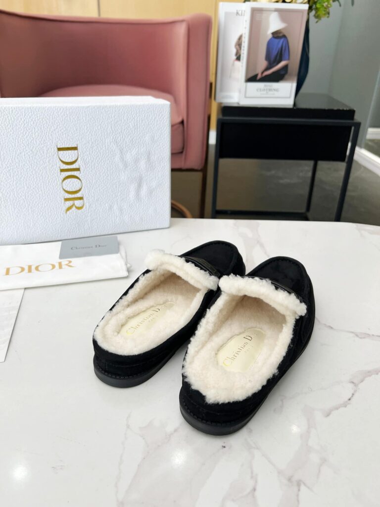Dior Boy Mule Suede Goatskin Black Kdb922Sku S900 - Image 3