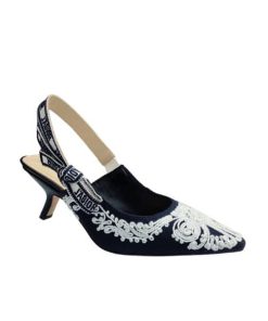 Dior J'Adior Slingback Pump Embroidered Comma Heel