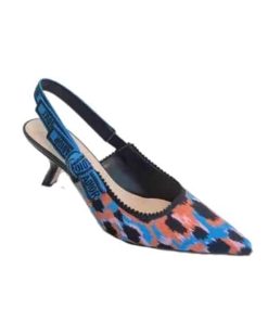 Dior J'Adior Slingback Pump Comma Heel Blue