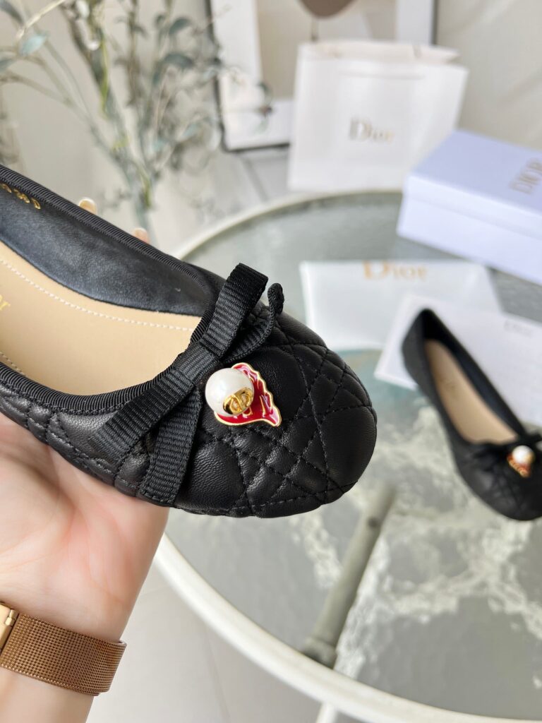 Dior Dioramour Ballet Flat Black Kdb918Cqc S900 - Image 7
