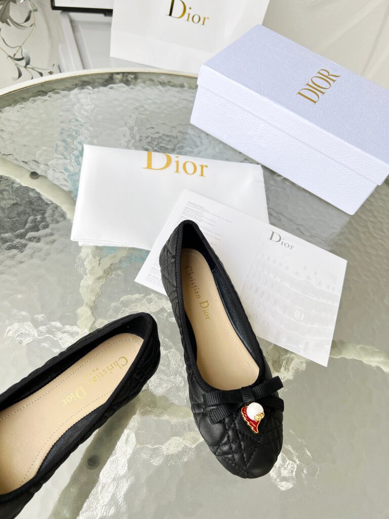Dior Dioramour Ballet Flat Black Kdb918Cqc S900 - Image 6