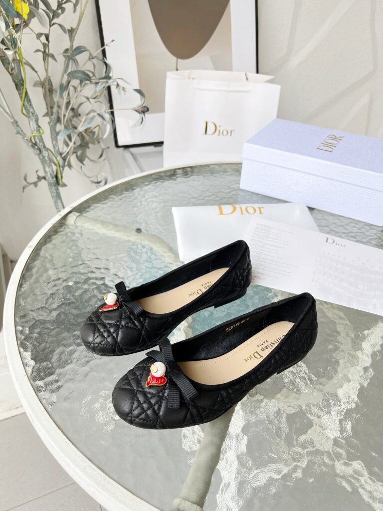 Dior Dioramour Ballet Flat Black Kdb918Cqc S900 - Image 5