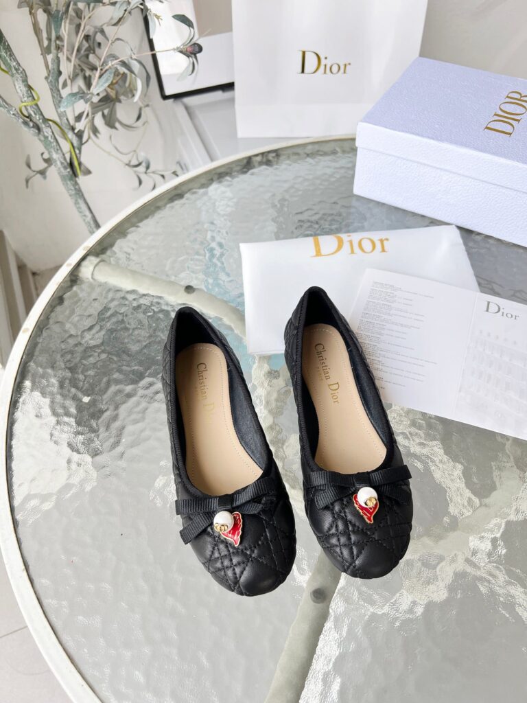 Dior Dioramour Ballet Flat Black Kdb918Cqc S900 - Image 4