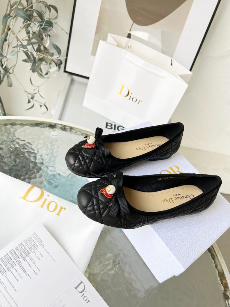 Dior Dioramour Ballet Flat Black Kdb918Cqc S900 - Image 3