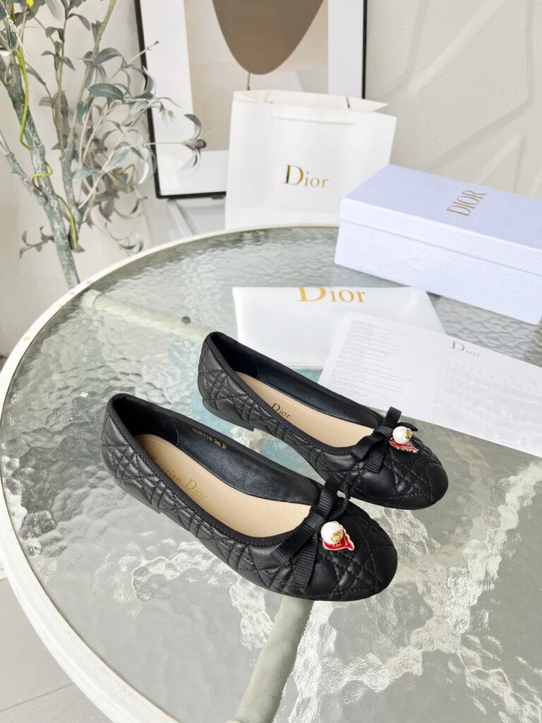Dior Dioramour Ballet Flat Black Kdb918Cqc S900 - Image 2