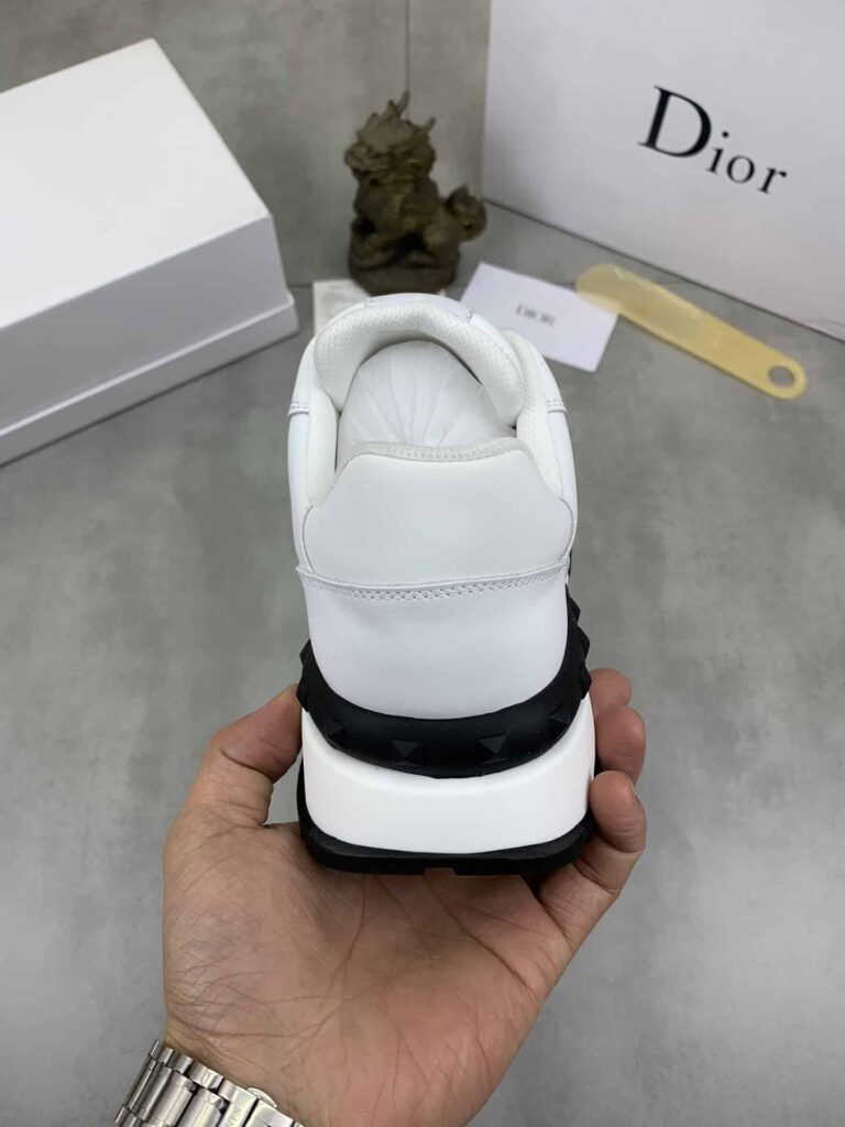 Dior Runner Sneaker Smooth Calfskin Cd Pattern White - Image 3