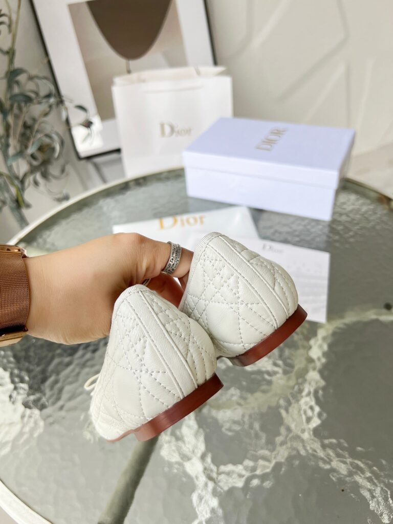 Dior Dioramour Ballet Flat White Kdb918Cqc S03W - Image 6