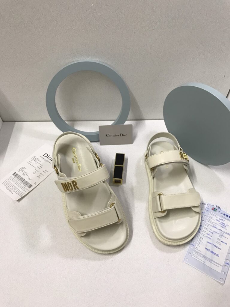 Dior Dioract Sandal Lambskin White Kcq547Lab S03W - Image 8