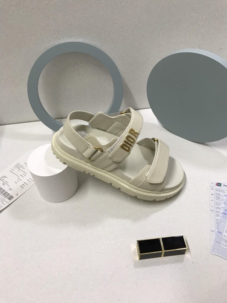 Dior Dioract Sandal Lambskin White Kcq547Lab S03W - Image 3