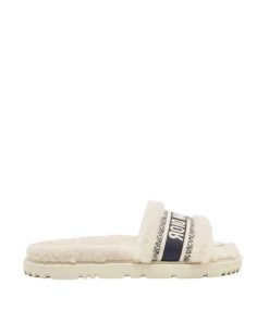 Dior Shearling Slide Black