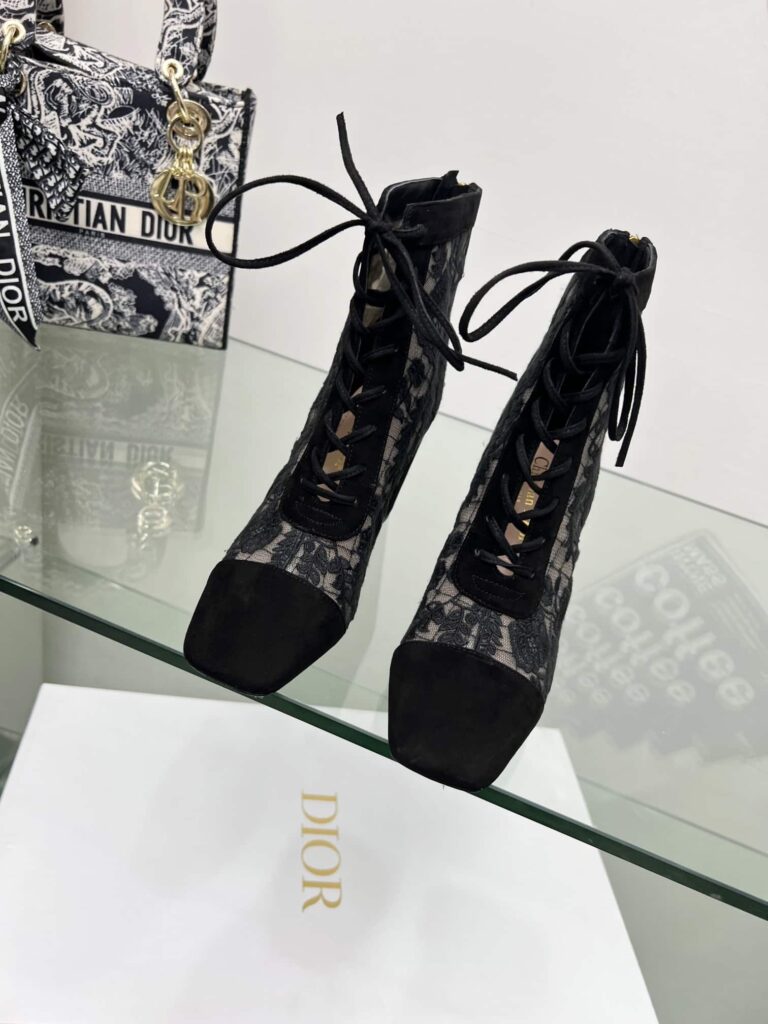 Dior Naughtily D Ankle Boot Black Kdi952Roy S900 - Image 4
