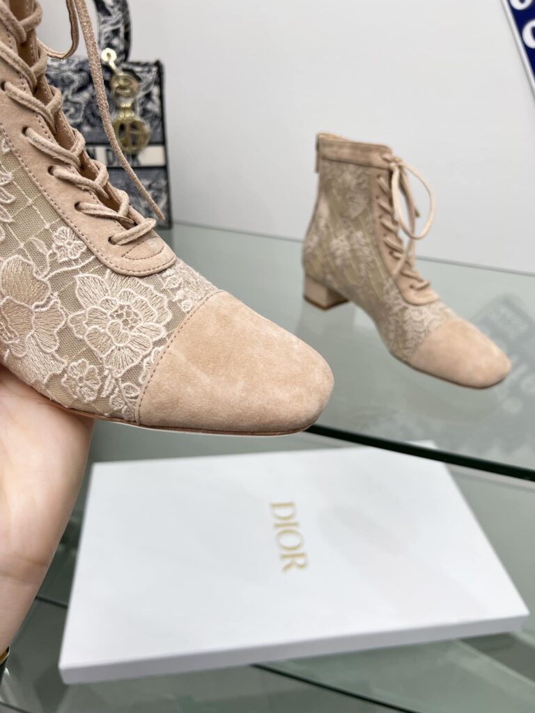 Dior Naughtily D Ankle Boot Beige Kdi850Roy S10U - Image 4