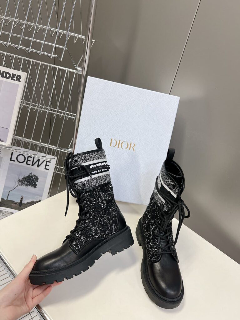 Dior D Major Boots Black - Image 8