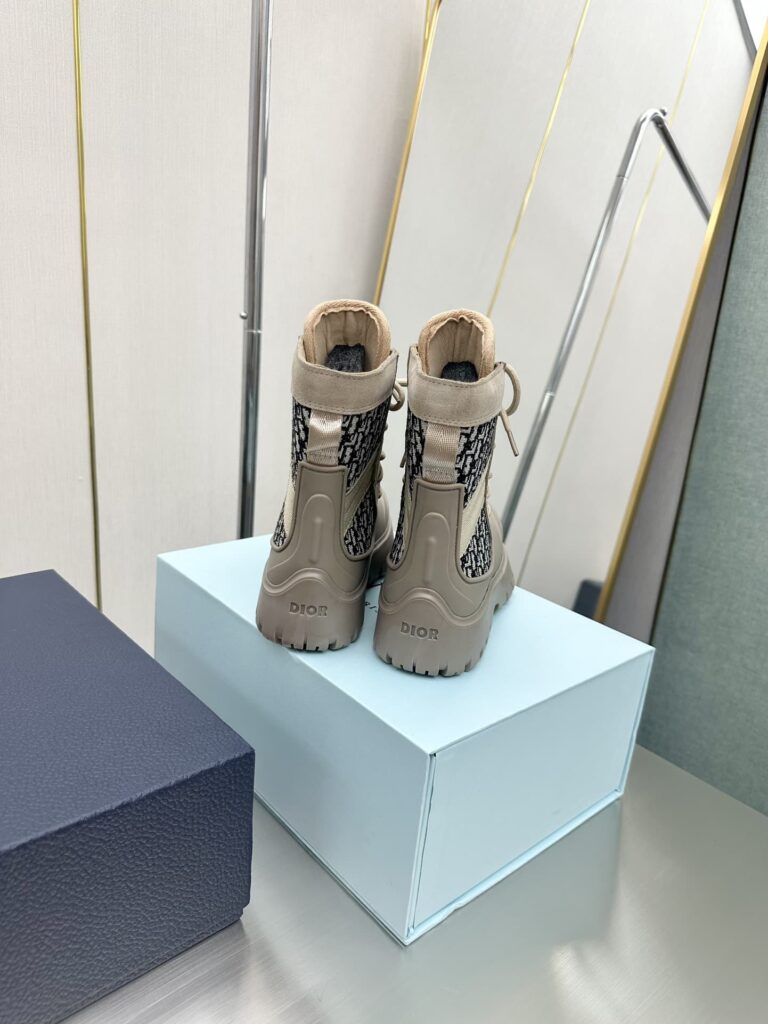 Dior Garden Lace Up Boot Beige 3Bo315Zyh H164 - Image 2