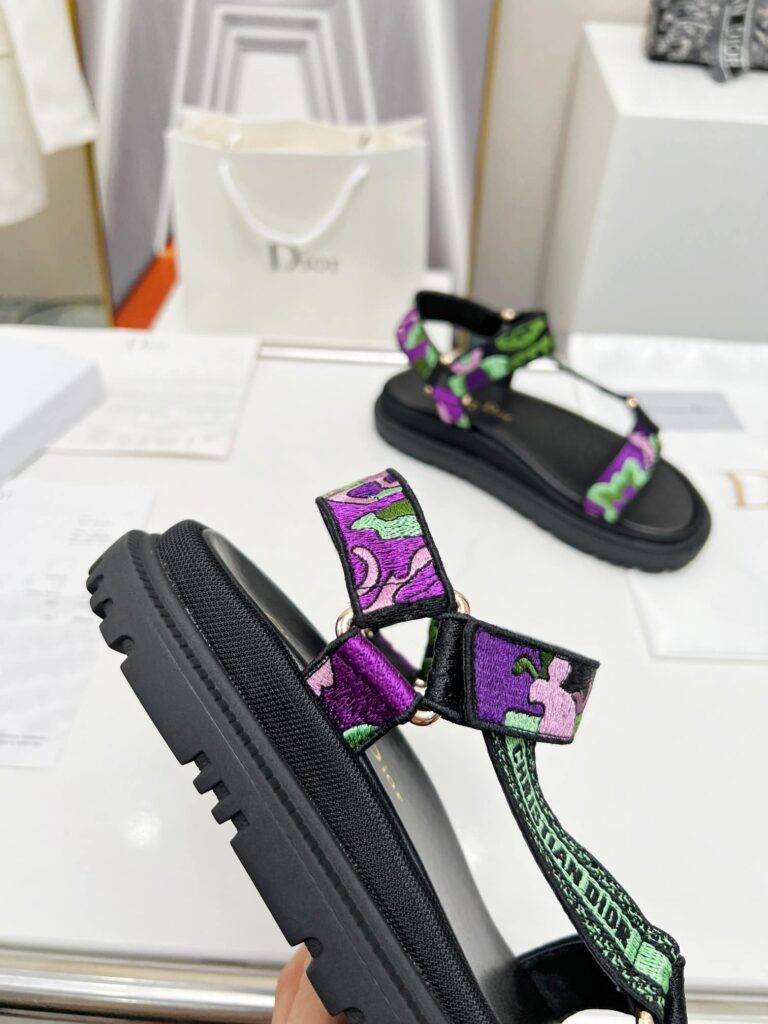 Dior D Wave Sandal Purple Kcq903Cra S89Z - Image 2