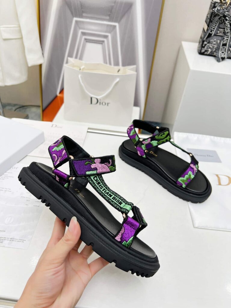 Dior D Wave Sandal Purple Kcq903Cra S89Z - Image 3