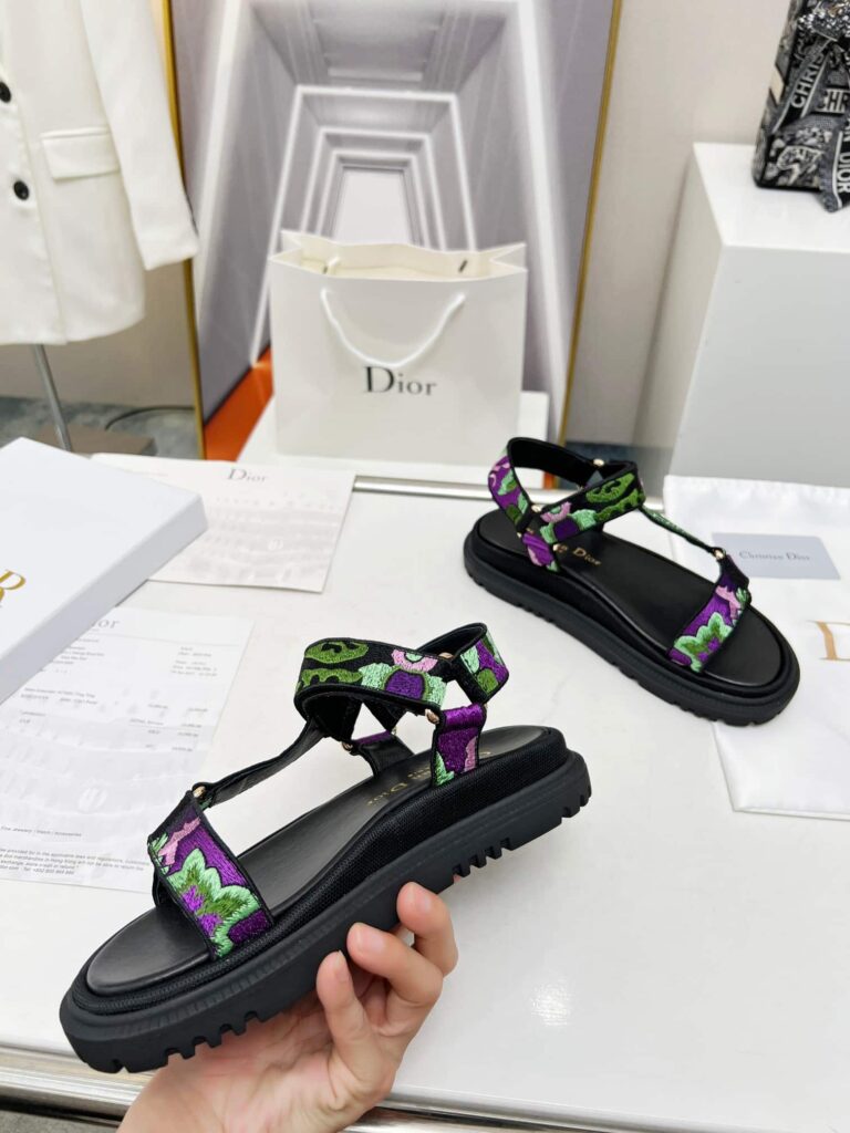 Dior D Wave Sandal Purple Kcq903Cra S89Z - Image 4